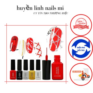 Sét gel vẽ cọ nét 6 màu