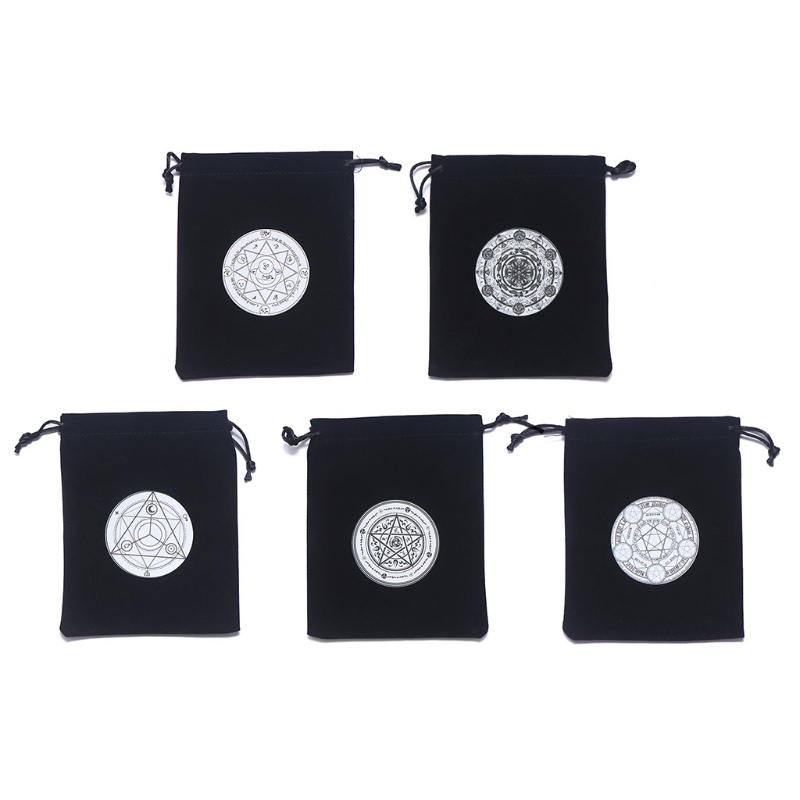 Túi Đựng Thẻ Bằng Nhung Dày Dặn Chống Bụi Thêu Họa Tiết Xinh Xắn