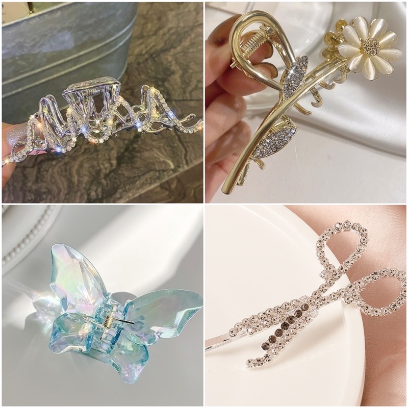 🎊Kẹp tóc, vòng cổ đính đá thời trang💍