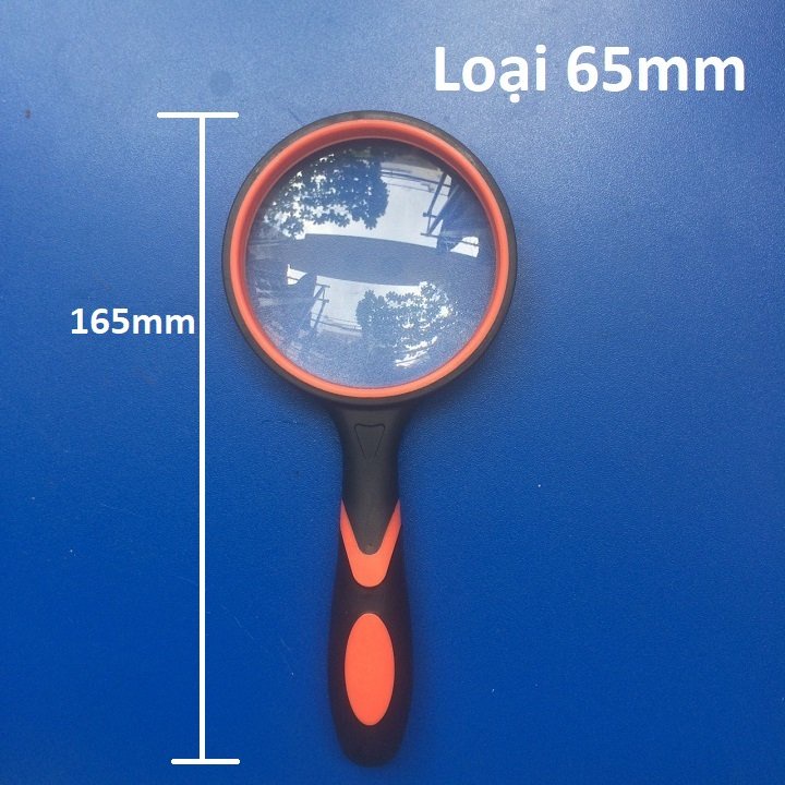 KÍNH LÚP CẦM TAY CÁN NHỰA ĐÚC CHẮC CHẮN có nhiều kích cỡ 50mm,65mm,75mm,100mm - 539.922.923.924