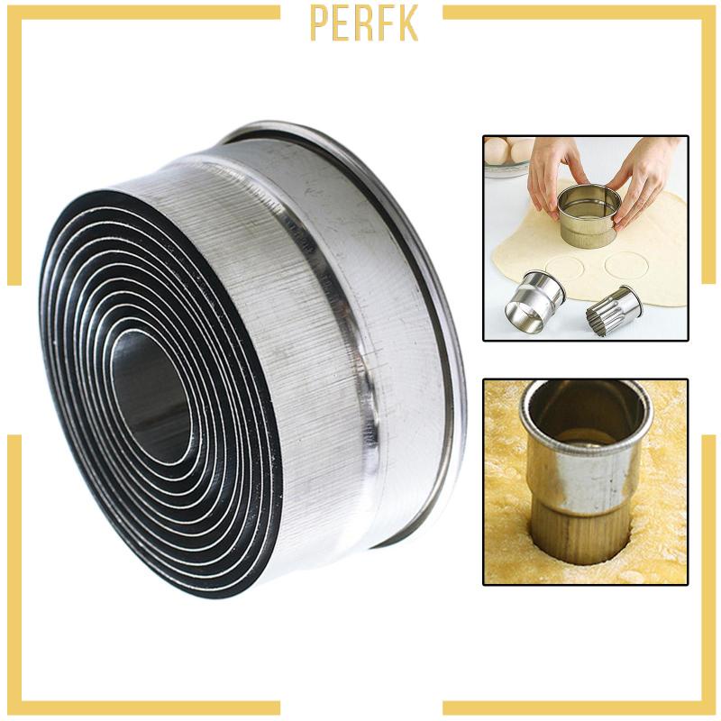 Set 12 Khuôn Làm Bánh Bao Bằng Thép Không Gỉ Tiện Lợi Dành Cho Nhà Bếp