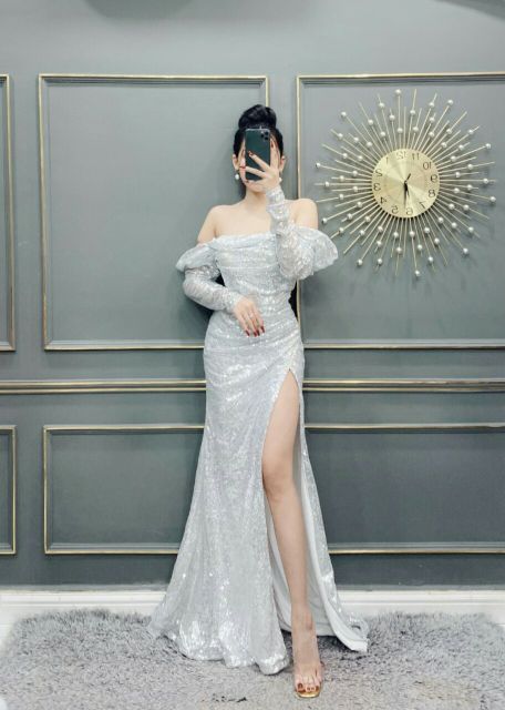 ĐẦM BODY KIM SA RỚT VAI SIÊU HOT