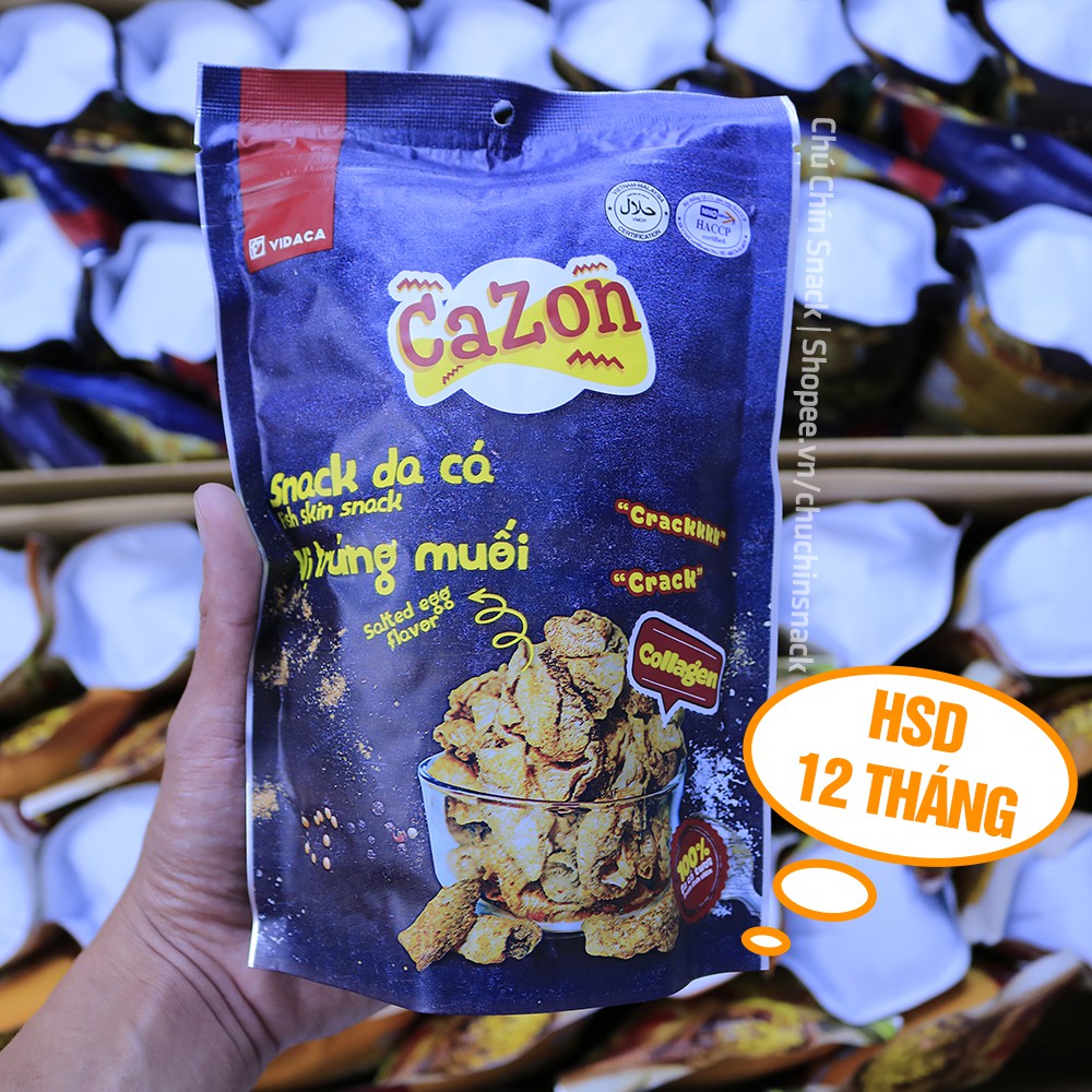 SNACK DA CÁ VỊ TRỨNG MUỐI SIÊU GIÒN NHAI RỘP RỘP