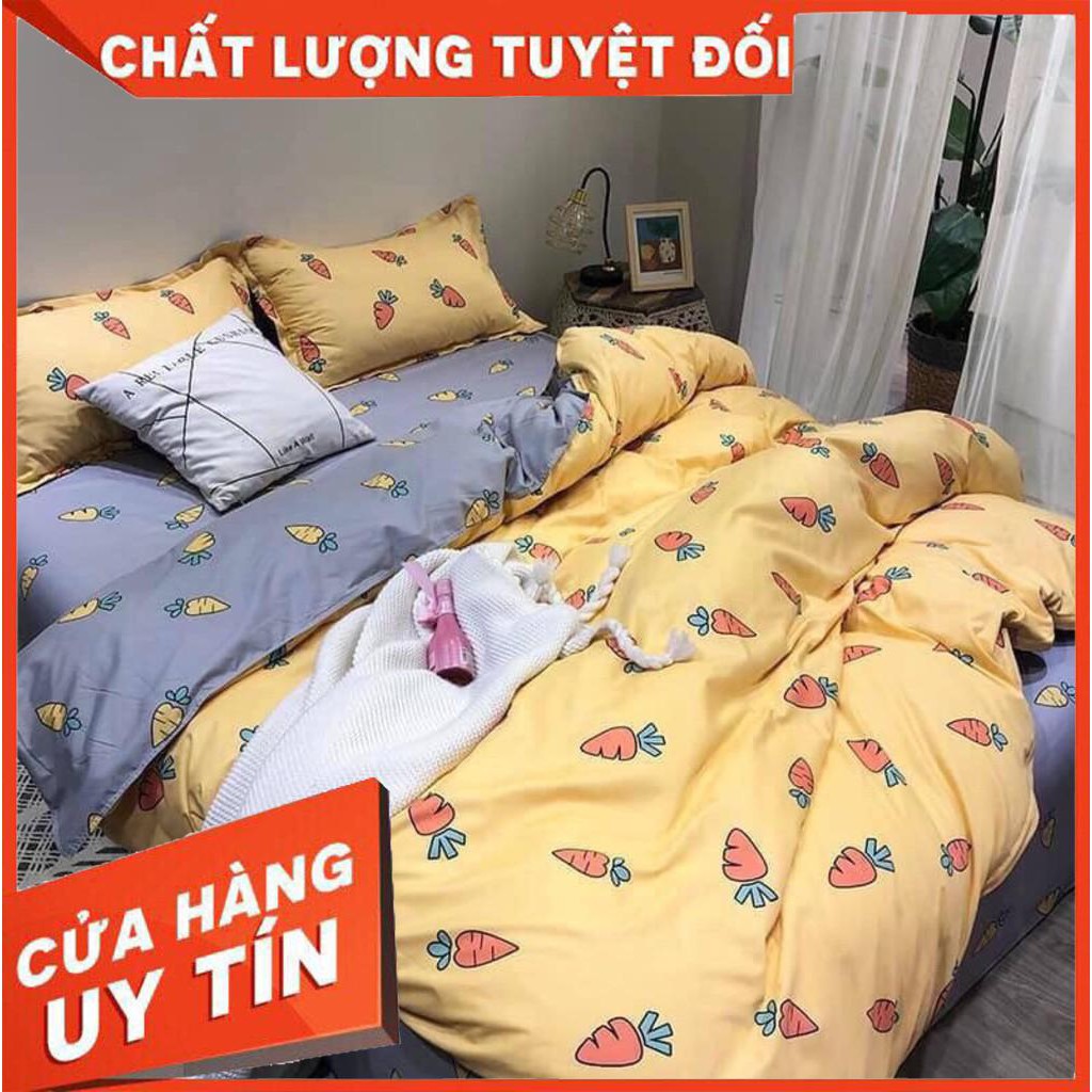 Bộ Cotton Poly Cà Rốt Nhập Khẩu