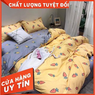 Bộ cotton poly cà rốt nhập khẩu