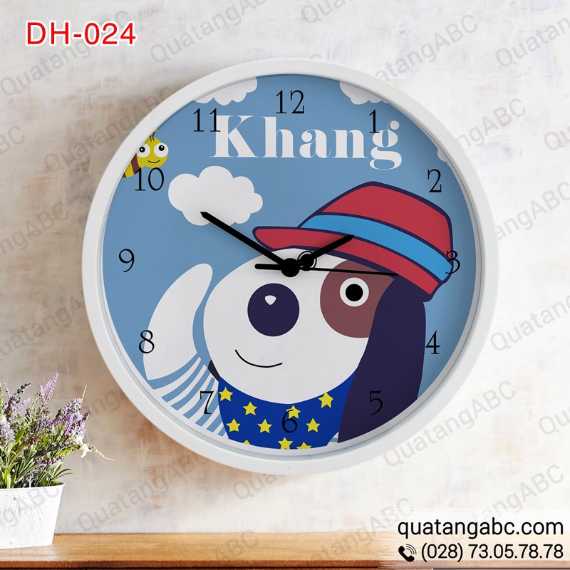 IN HÌNH LÊN ĐỒNG HỒ 25CM - DH-024