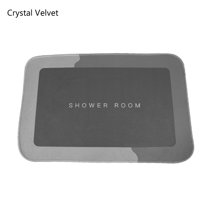 Thảm Nhung Lót Sàn Chống Trượt Thấm Hút Tốt Dễ Lau Chùi Cho Nhà Bếp/Phòng Tắm