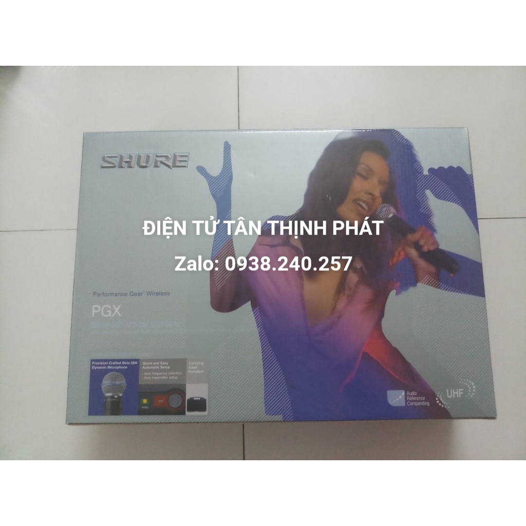 Bộ micro không dây shure BETA 58A loại tốt - shure pgx4 - shure pgx4/beta58a - micro không dây