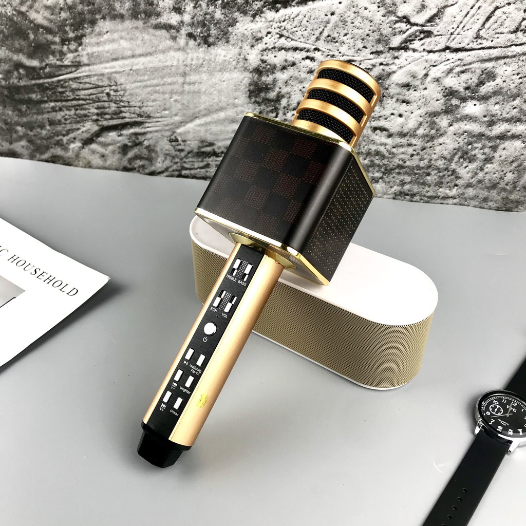 Micro karaoke bluetooth SD18 kết nối không dây, Mic Karaoke Đa Năng SD18 Mic Hát Karaoke 3 Trong 1 - Bluetech
