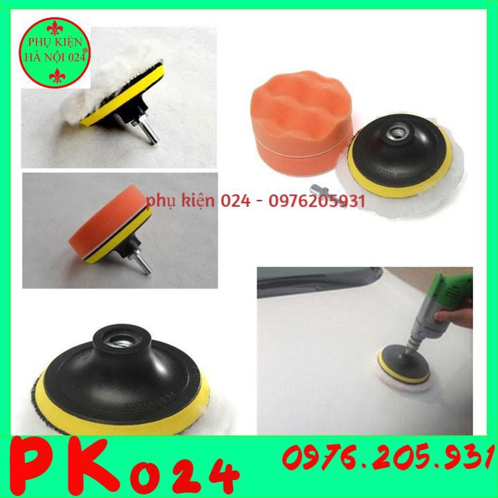 Bộ 5 Đế Gắn Phớt Đánh Bóng Loại 6 Inch 150mm Trục M14