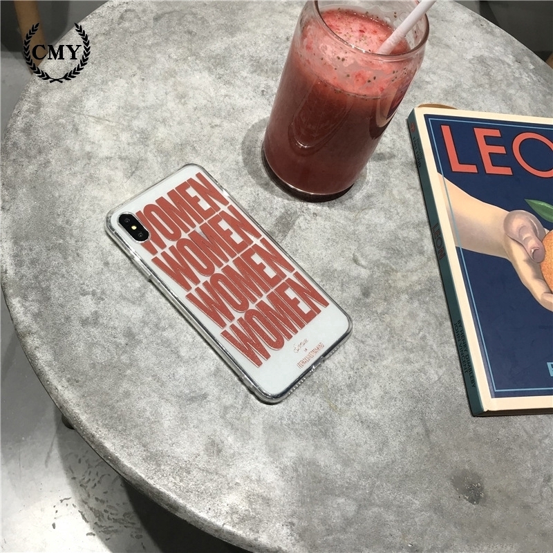 ốp iphone 11 Ốp điện thoại in chữ Women cho iPhone11/11Pro 11pro Max X XR XS XS MAX 6 7 8 plus SE