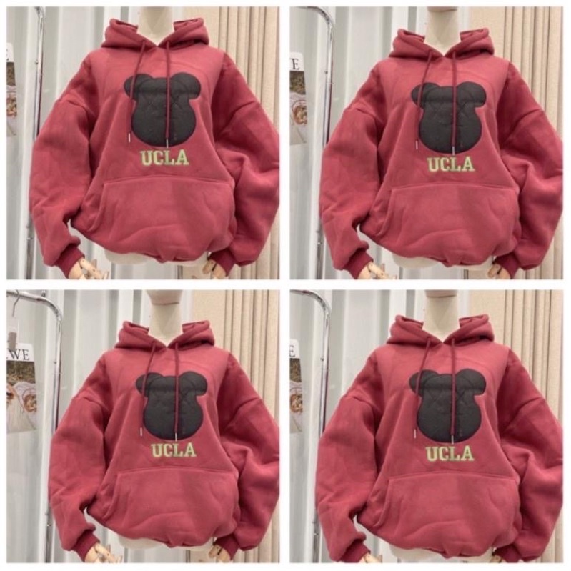 Áo Nỉ Sweater Noel Hình Gấu Form Rộng Freesize❤️Áo Nỉ Bông Giáng Sinh Nam Nữ  Mẫu Mới Hot Hit