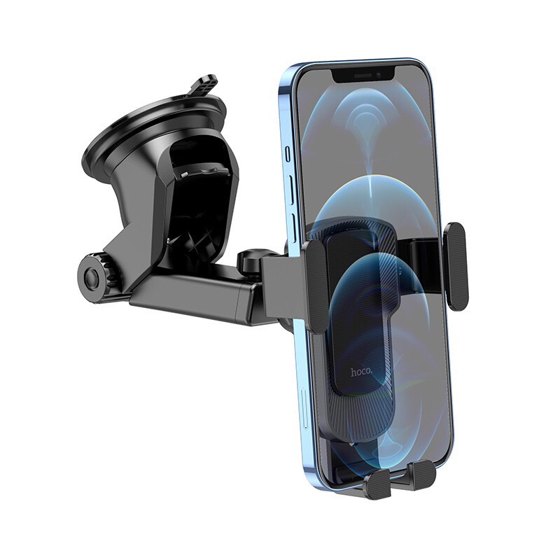 Giá đỡ điện thoại Hoco CA104 cho xe hơi, ô tô chính hãng chất liệu nhựa PC
