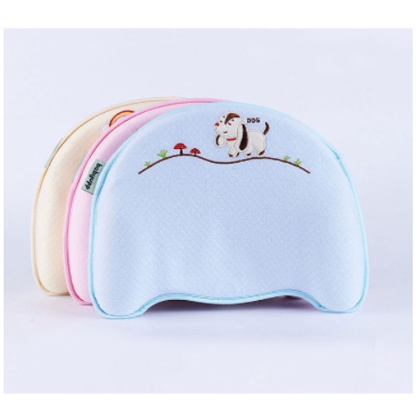 Gối Cao Su Non, Gối Chống Bẹp Đầu, Méo Đầu, Nghẹo Cổ Cho Trẻ Sơ Sinh 👨‍👩‍👧 FREE SHIP 👨‍👩‍👧 - Gối Siêu Mềm