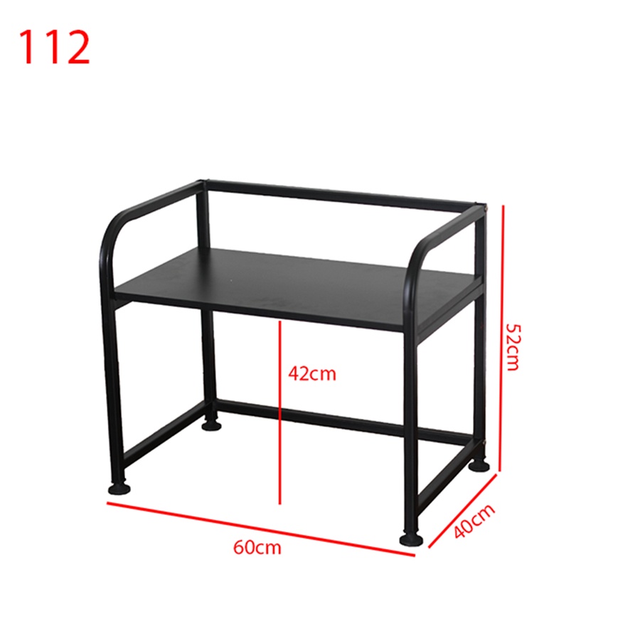 Kệ Để Lò Vi Sóng Mặt Gỗ Khung Sắt Trên Bàn Bếp KENA Kn 112 Tiện Ích Đa Năng