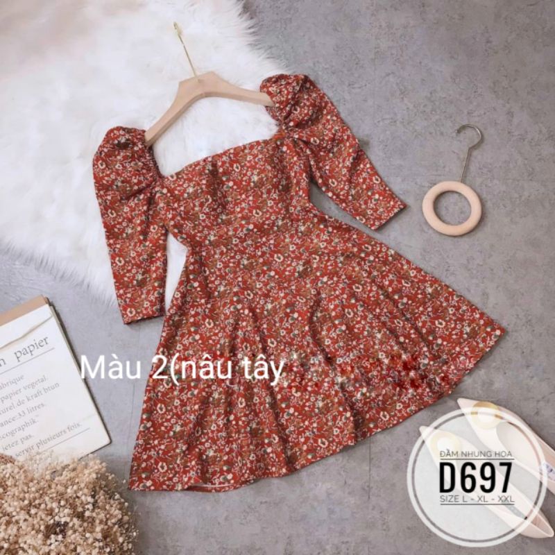 Đầm hoa nhí Bigsize 55 đến 90 ký | BigBuy360 - bigbuy360.vn