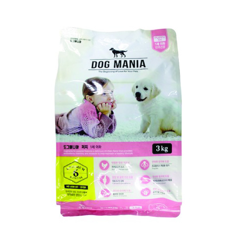 Thức ăn cho chó con Dog Mania [3kg]