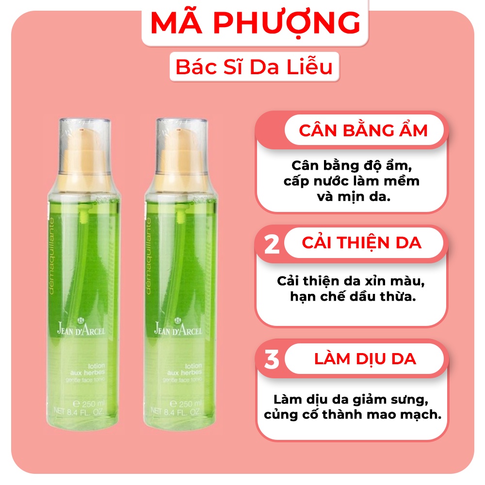 Toner cho da khô và da nhạy cảm JEAN D'ARCEL GENTLE FACE TONIC (250ml)