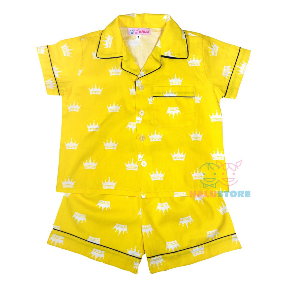 [THANH LÝ ]Bộ Pyjama cộc tay bé trai, bé gái siêu xinh