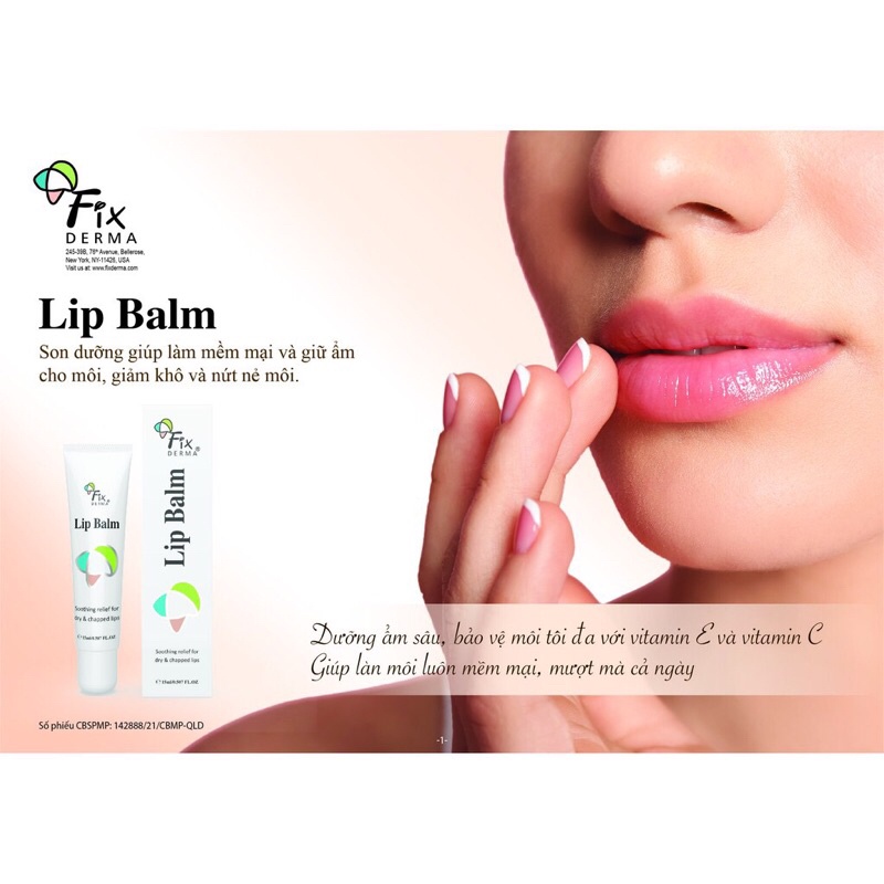 [Hàng Nhập Khẩu] Son dưỡng môi Fixderma Lip balm