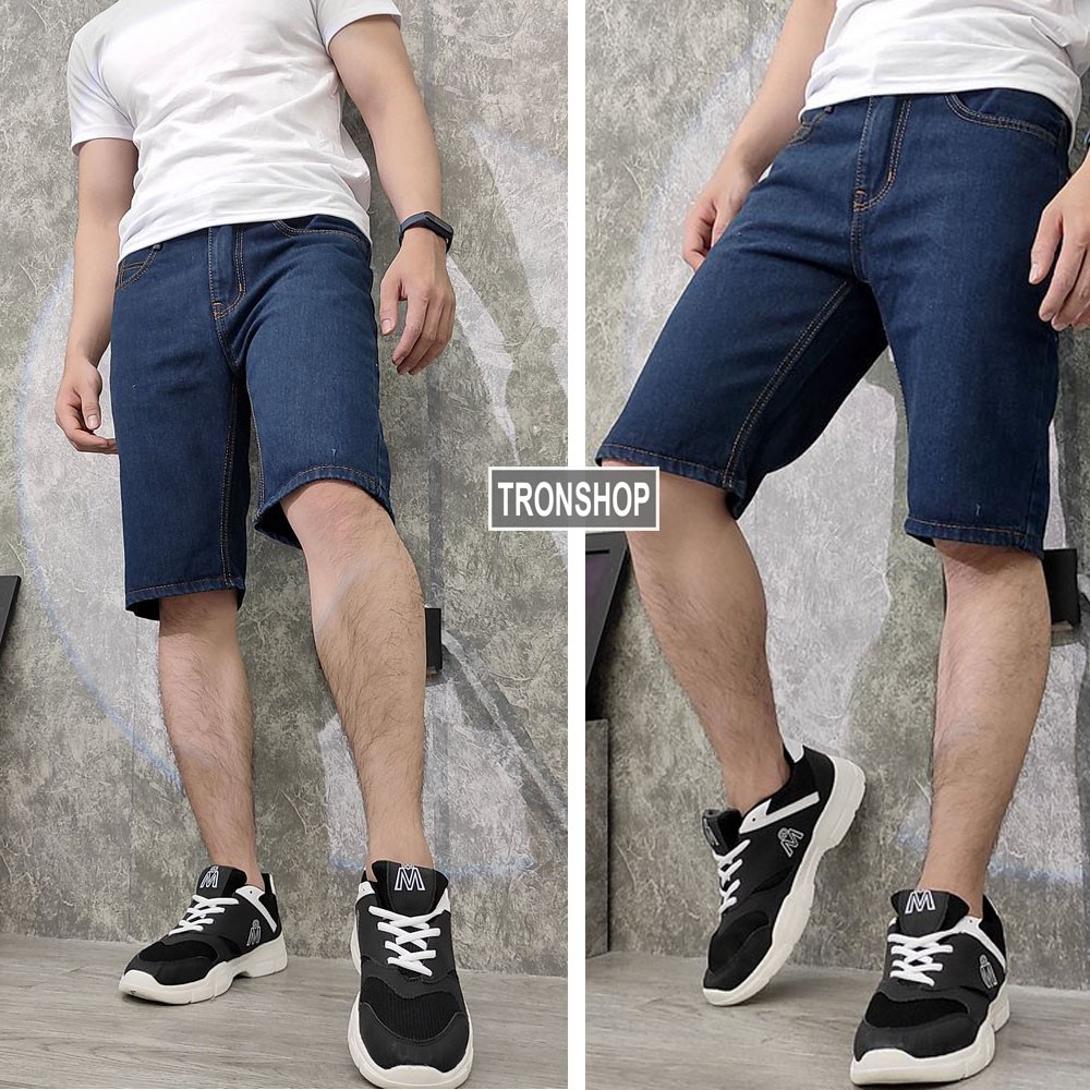 Quần short jean nam TS391 vải chất đẹp không phai màu đẹp Tronshop