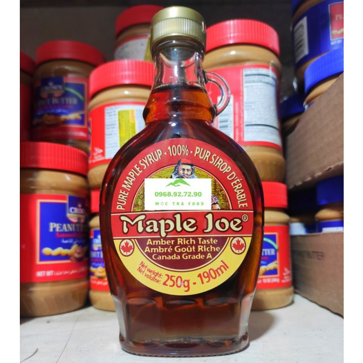 Xi rô Lá Phong Canada Maple Syrup Joe MỘC TRÀ AN NHIÊN