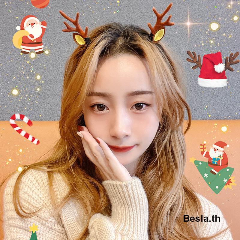 ✨✨Kẹp Tóc Trang Trí Hình Sừng Hươu Siêu Thơ Mộng