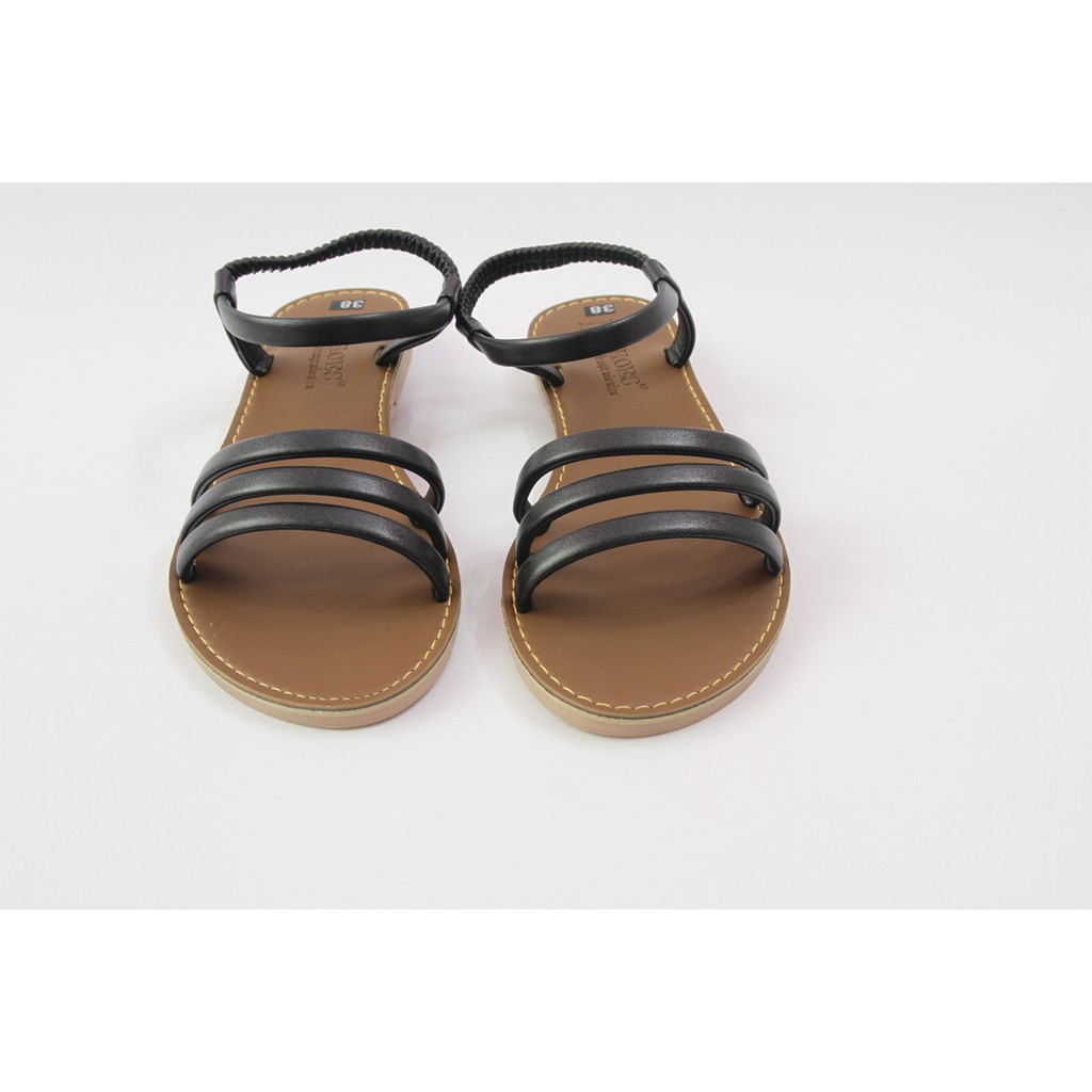 H3Shoes - Sandal 3 dây quai chéo xỏ ngón đế bệt dép quai ngang bệt 3 quai