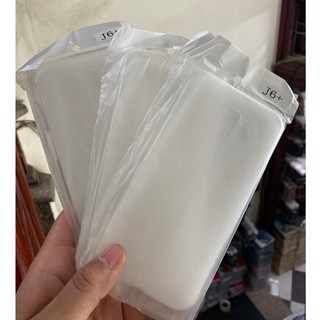 Bộ 2 ốp lưng dẻo cho galaxy j6 plus/ j6+ siêu mỏng 0.6mm