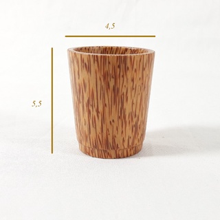 Ly uống rượu bằng gỗ dừa