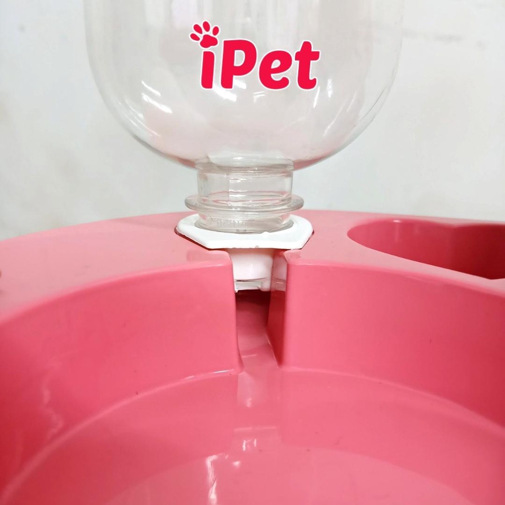 Bát Đôi Cấp Nước Tự Động 3in1 Cho Thú Cưng Chó Mèo Tặng Kèm Bình - iPet Shop
