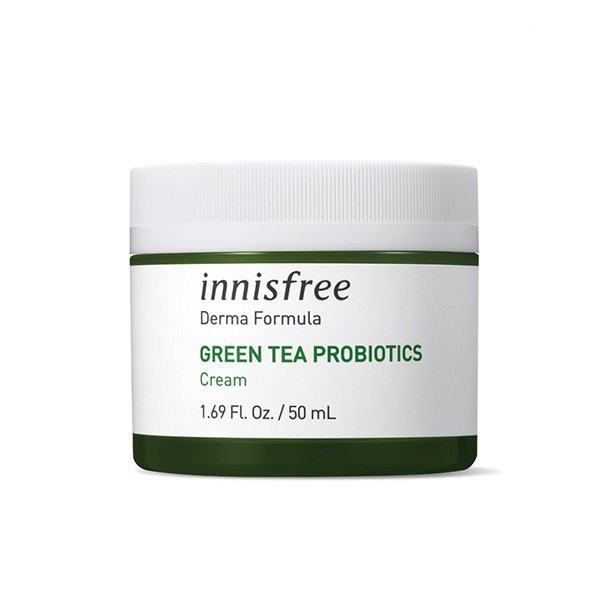 Kem Dưỡng Ẩm, Phục Hồi, Bảo Vệ Làn Da Khỏe Mạnh Trà Xanh Innisfree Derma Formula Green Tea Probiotics Cream 1ml