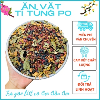 Trà Gạo Lứt Xạ Đen Đậu Đen Giảm Cân Ngừa Ung Thư - Ăn Vặt Tí Tùng Po