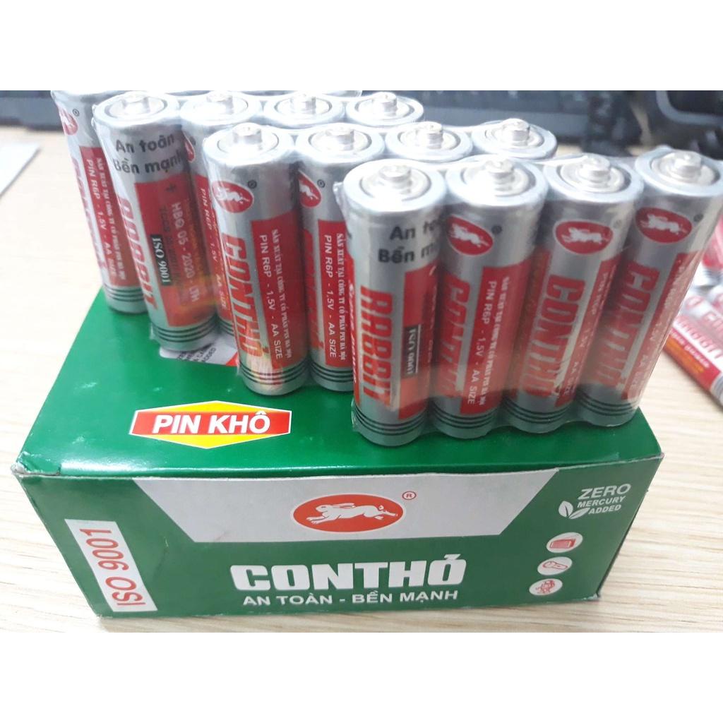 Pin Con Thỏ, Pin tiểu AA & Pin đũa AAA 1.5V, hộp 40 viên lắp đồ chơi, đồng hồ