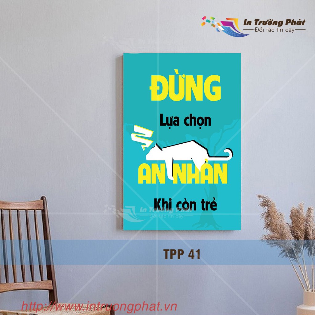 Bộ tranh canvas treo tường tạo động lực, tranh canvas slogan hay trang trí văn phòng 3