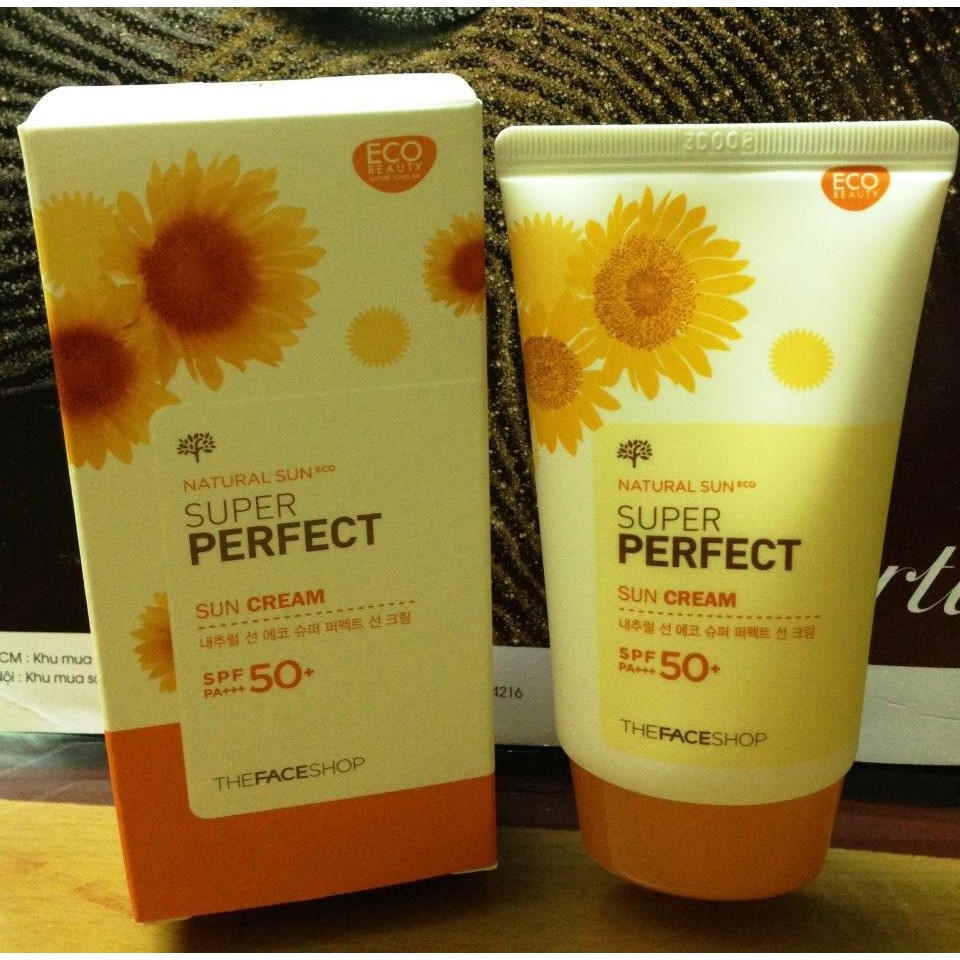 KEM CHỐNG NẮNG NATURAL SUN SUPER PERFECT SUN CREAM SPF50- TFS