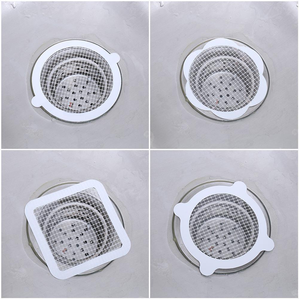 Miếng Dán Lỗ Thoát Nước Sàn Nhà Tắm Chống Tắc Nghẽn Sử Dụng Một Lần Da