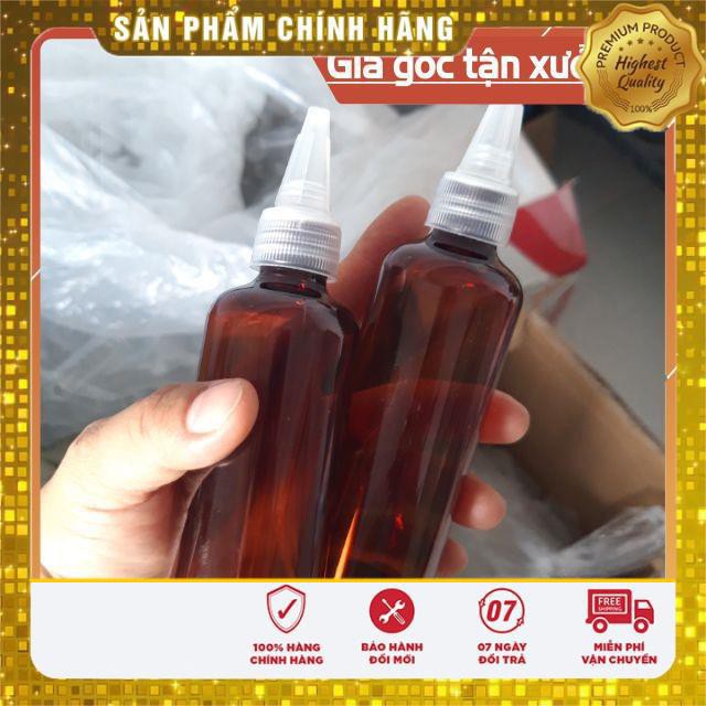 Chai Chiết Mĩ Phẩm ❤ TRÙM SỈ ❤ Chai nhựa pet nắp nhọn nâu 50ml,100ml,30ml,20ml chiết mỹ phẩm , phụ kiện du lịch