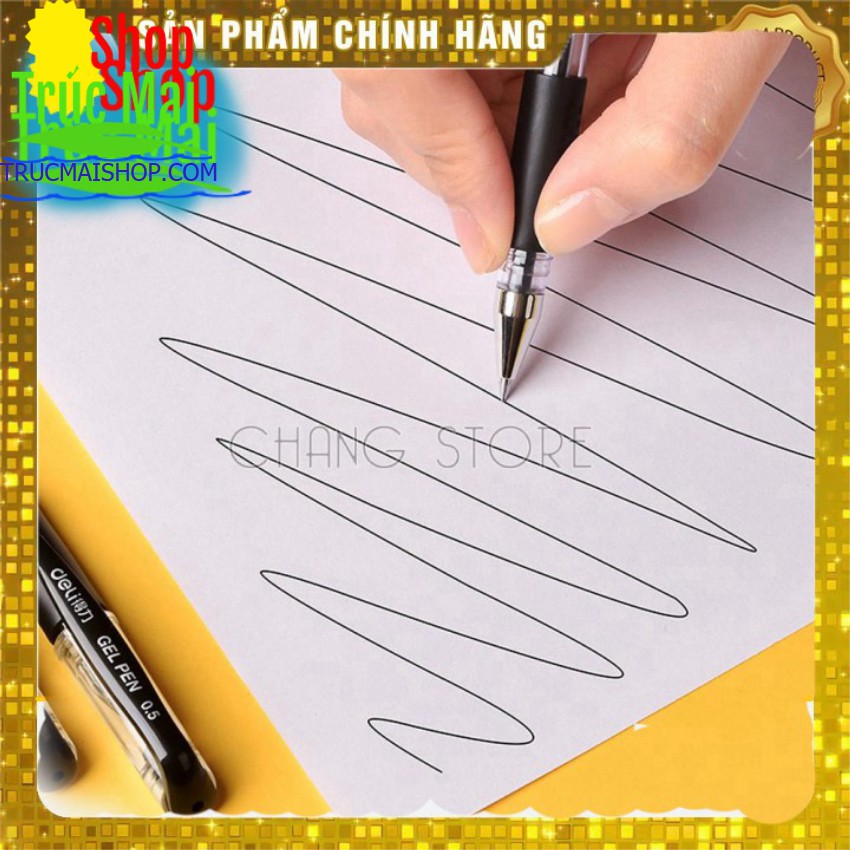 Bút bi nước văn phòng 0.5mm mực đều, nét chữ đẹp ĐỦ MÀU XANH, ĐEN, ĐỎ