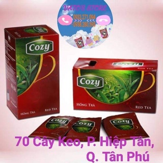 Trà túi lọc Cozy Hồng trà hộp 25 gói × 2g ( 50g )