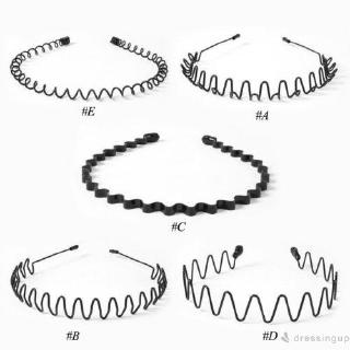 D❃♪Phụ nữ thể thao chạy bộ tập thể dục sóng đàn hồi cao Alice Hair Head Band