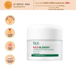 Kem Dưỡng Ẩm Dr.G Red Blemish Clear soothing Cream