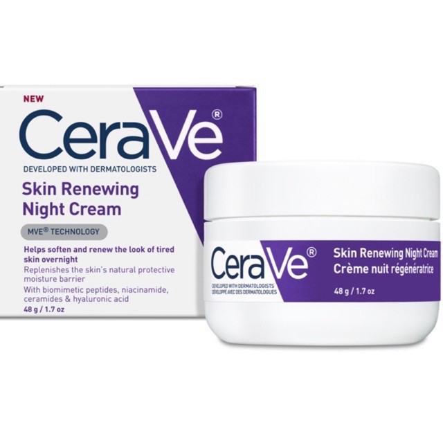 Kem dưỡng ban đêm Cerave Skin Renewing Night Cream 50g