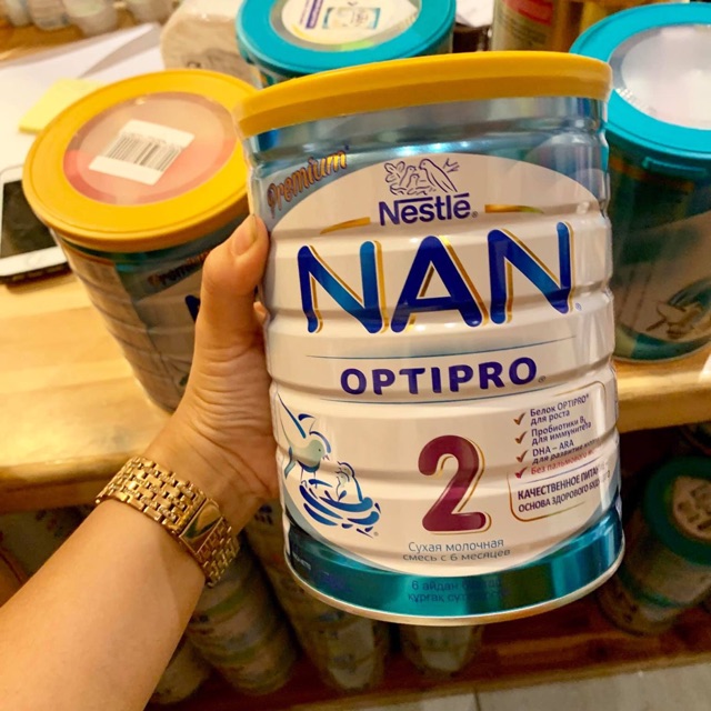 Sữa NAN Nga 800g hàng xách tay đủ số 1-2-3-4