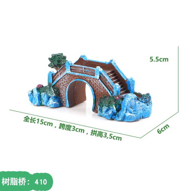 Mô Hình Cầu Gỗ Trang Trí Bể Cá