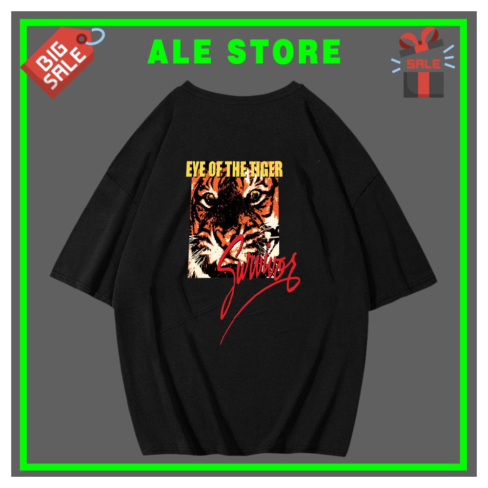 Áo thun chính hãng hổ con giáp chất ALE STORE form rộng kiểu UNISEX cho cả nam và nữ TIG202112083