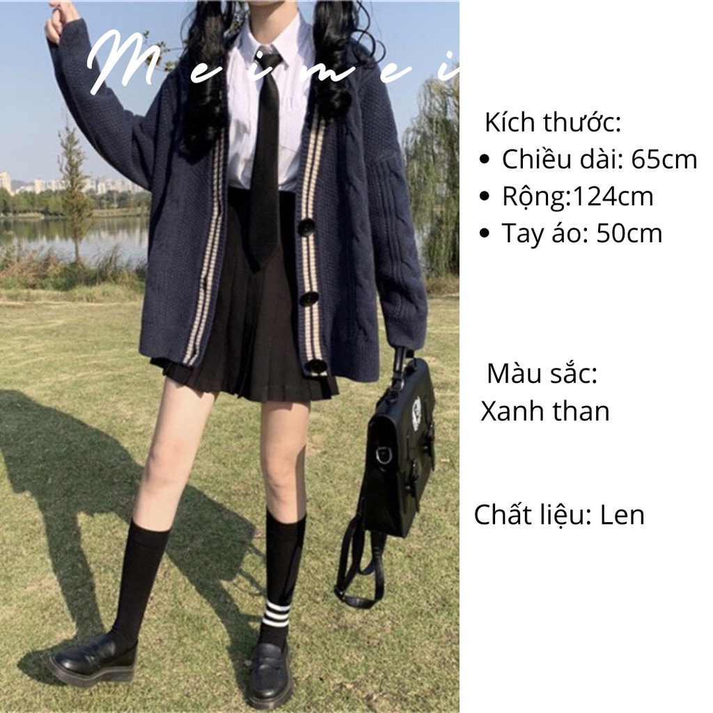 Áo khoác Cardigan Áo len Cardigan len học sinh AK0001