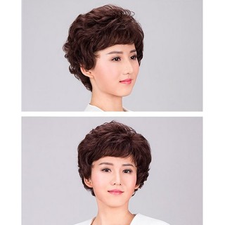 Tóc Bộ Tém Xoăn Trung Niên