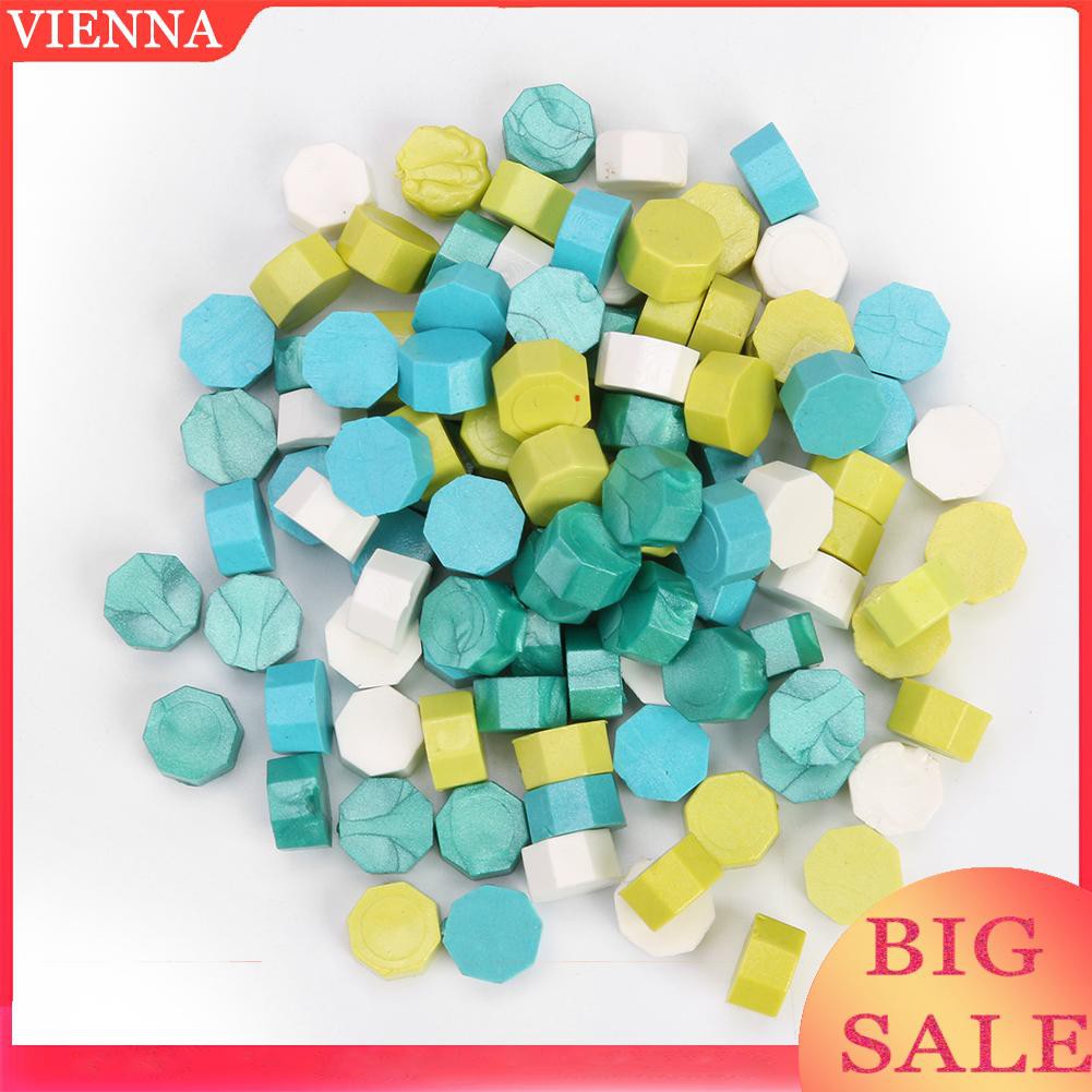 Set 100 viên sáp niêm phong bì thư phong cách vintage