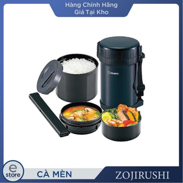 Hộp Cơm Giữ Nhiệt Zojirushi ZOCM-SL- XE20  (3 Ngăn - 1470Ml)